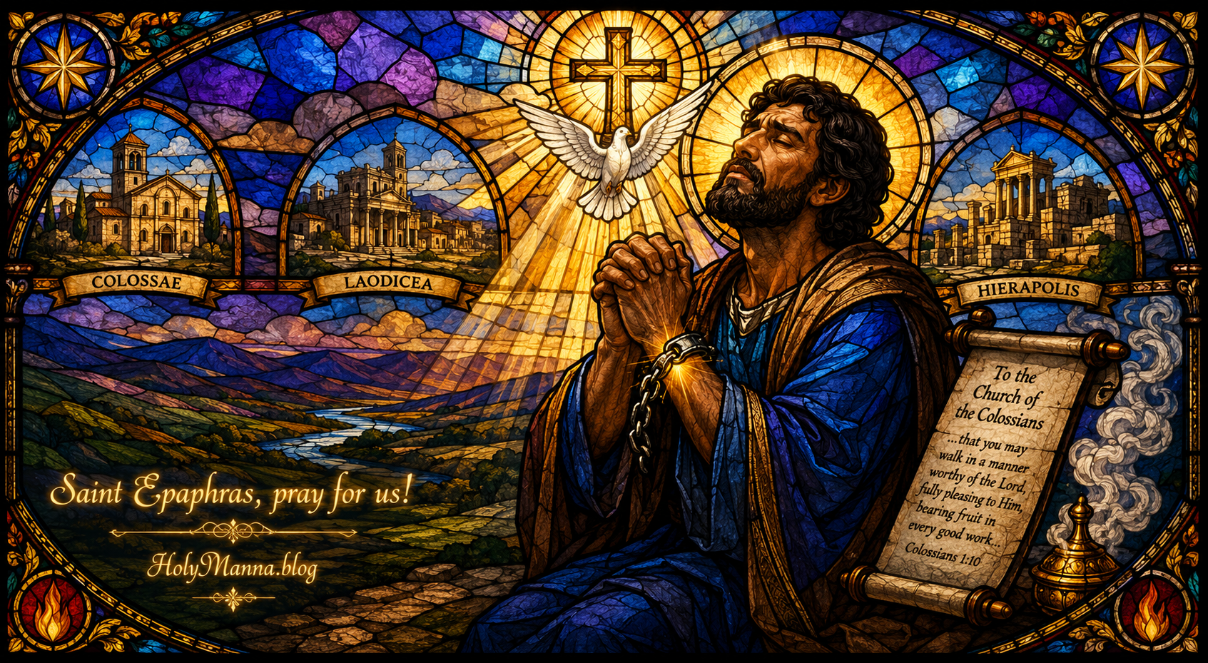July 19th – Saint of the Day: Saint Epaphras, Co-Worker of Saint Paul & Martyr
