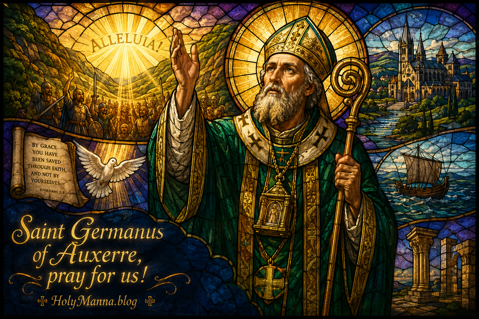 July 31st – Saint of the Day: Saint Germanus of Auxerre, Lawyer, Imperial Governor & Bishop