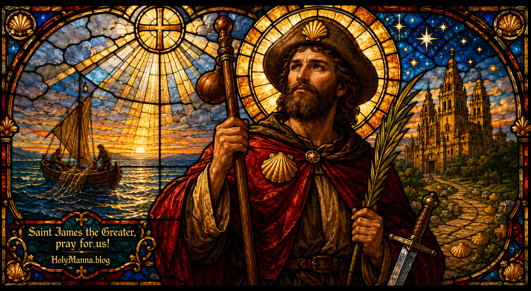 July 25th – Saint of the Day: Saint James the Greater, Apostle & Martyr
