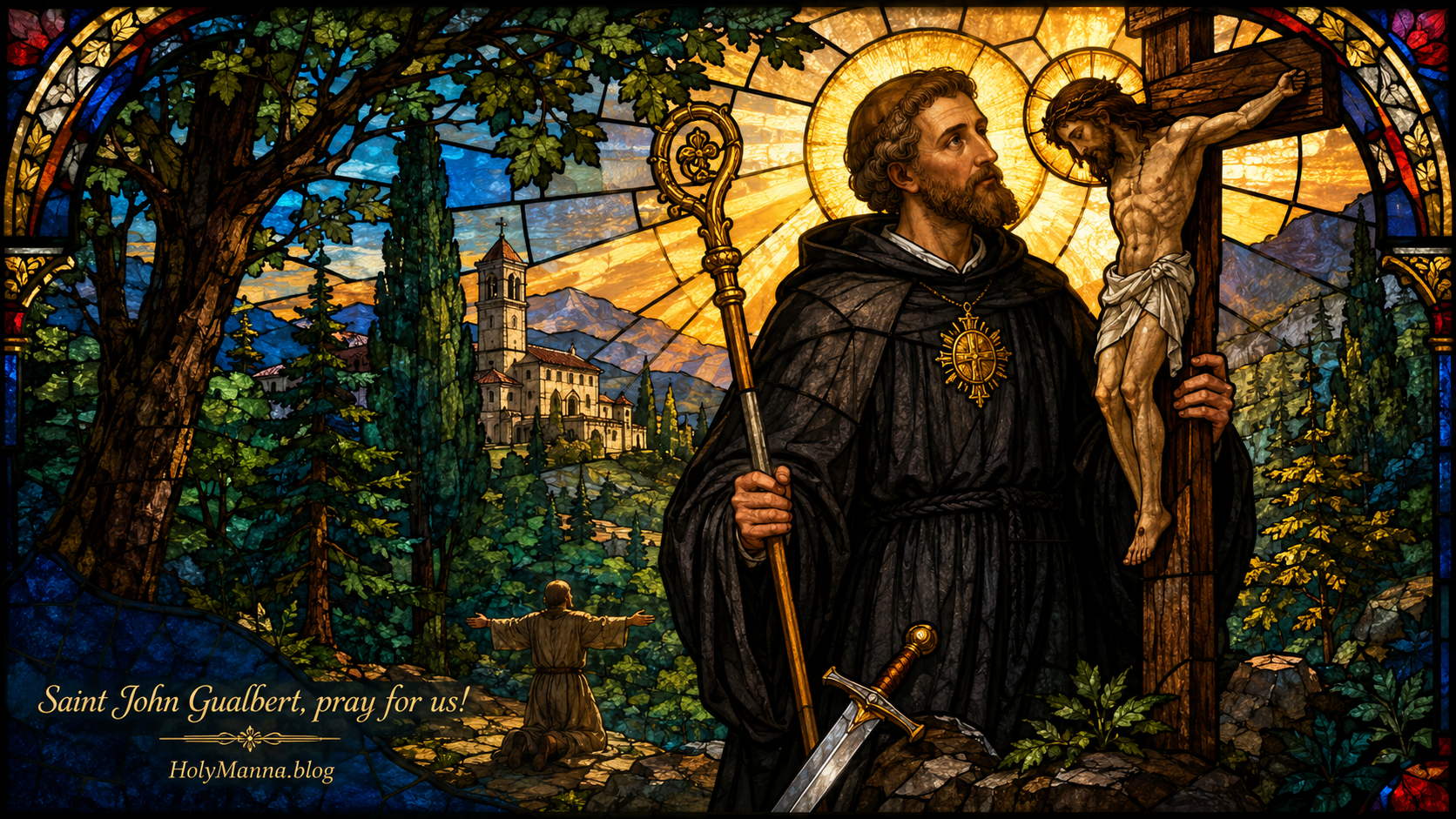 July 12th – Saint of the Day: Saint John Gualbert, Nobleman, Benedictine Monk & Founder of the Vallombrosan Order