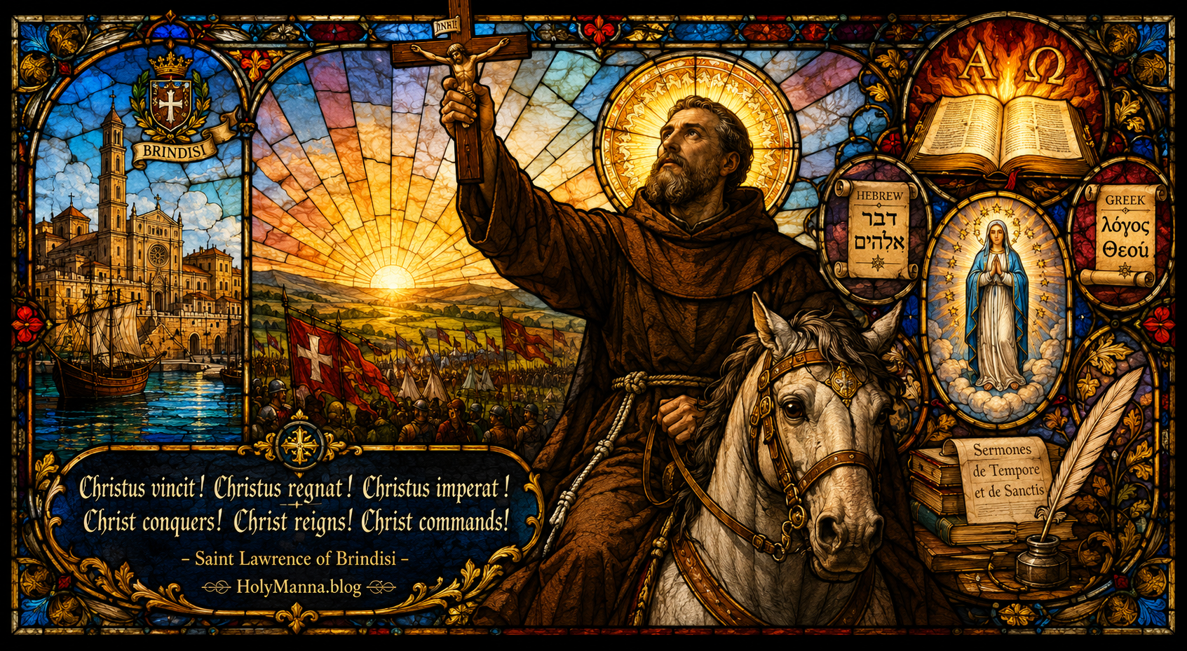 July 21st – Saint of the Day: Saint Lawrence of Brindisi, Capuchin Friar Priest, Preacher, Linguist, Diplomat & Doctor of the Church