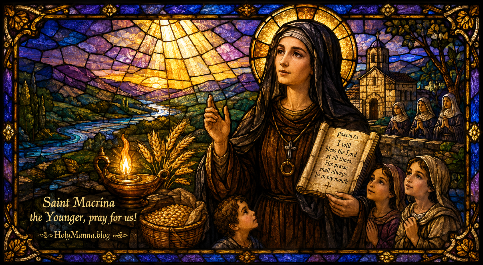 July 19th – Saint of the Day: Saint Macrina the Younger, Virgin