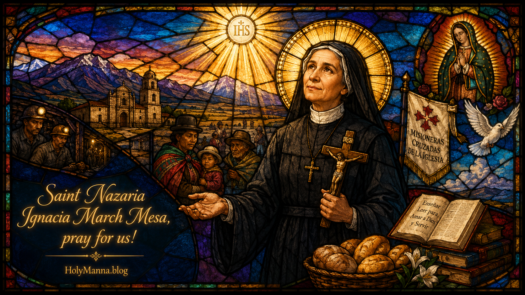 July 6th – Saint of the Day: Saint Nazaria Ignacia March Mesa, Religious Sister & Foundress of the Congregation of the Missionary Crusaders of the&nbsp;Church