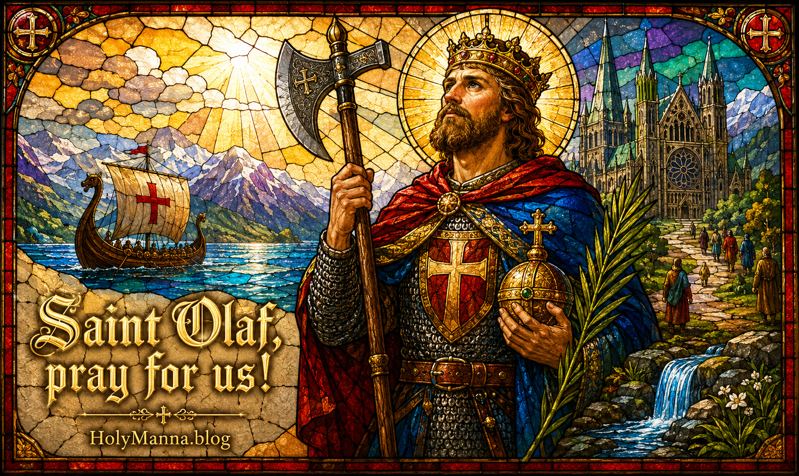 July 29th – Saint of the Day: Saint Olaf, King of Norway & Martyr