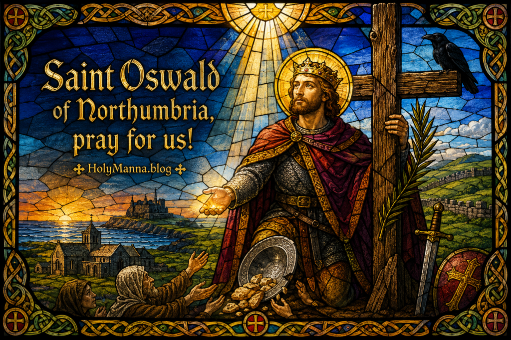 August 5th – Saint of the Day: Saint Oswald of Northumbria, King & Martyr
