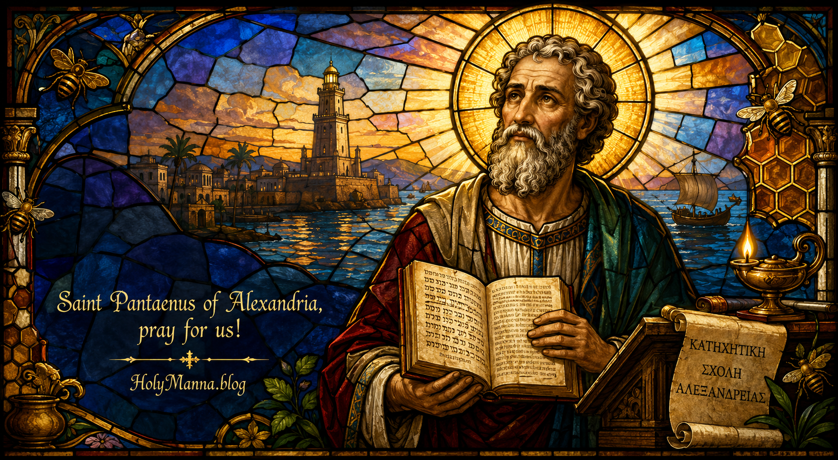July 7th – Saint of the Day: Saint Pantaenus of Alexandria, Philosopher, Missionary & Father of the&nbsp;Church