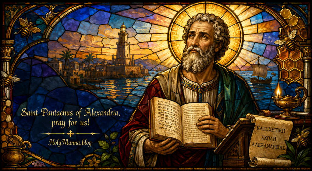 July 7th – Saint of the Day: Saint Pantaenus of Alexandria, Philosopher, Missionary & Father of the&nbsp;Church