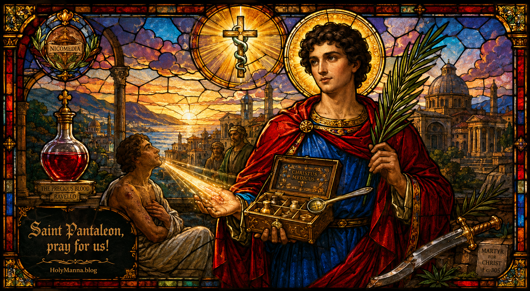 July 27th – Saint of the Day: Saint Pantaleon, Physician & Martyr