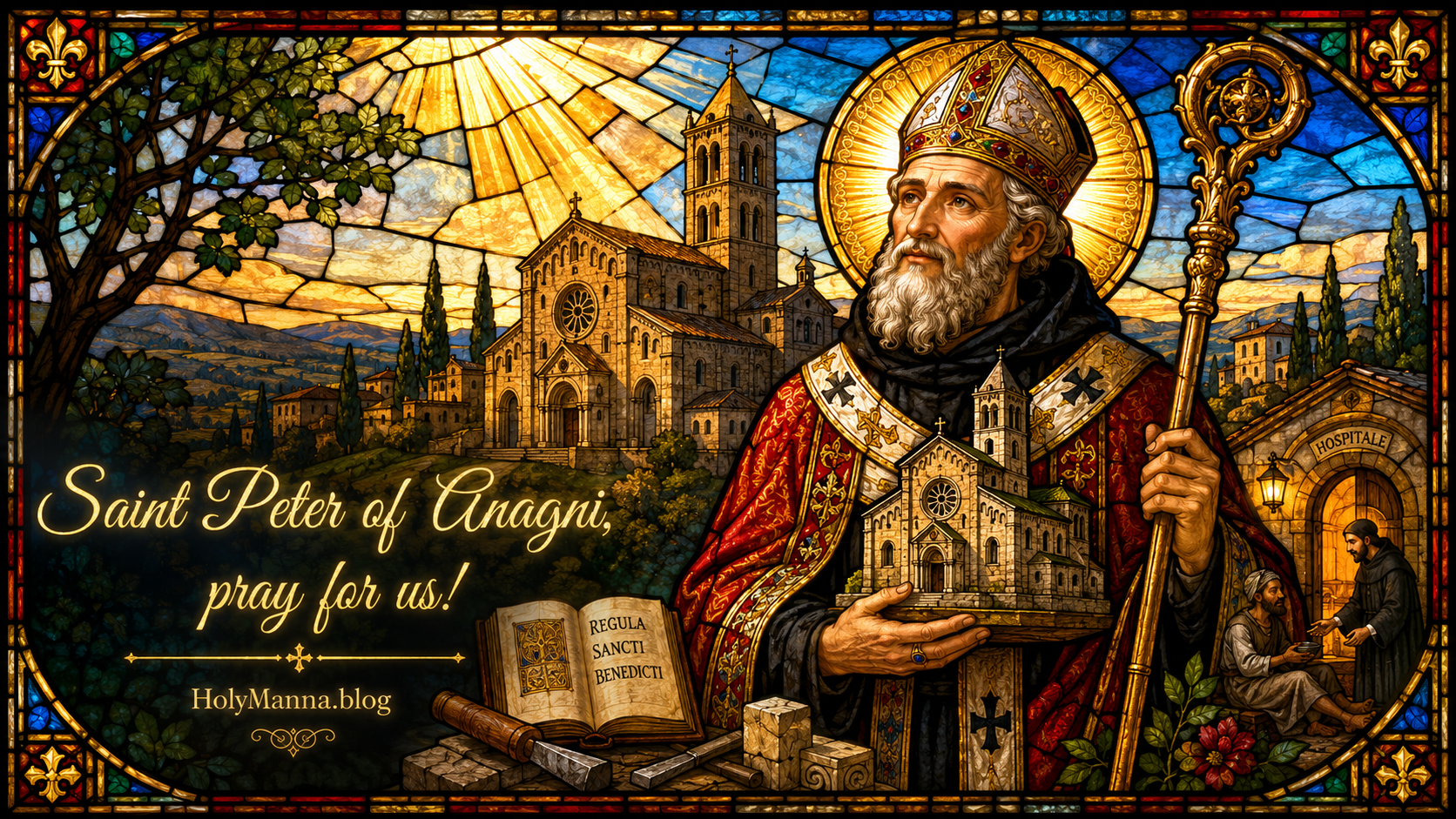 August 3rd – Saint of the Day: Saint Peter of Anagni, Benedictine Monk & Bishop