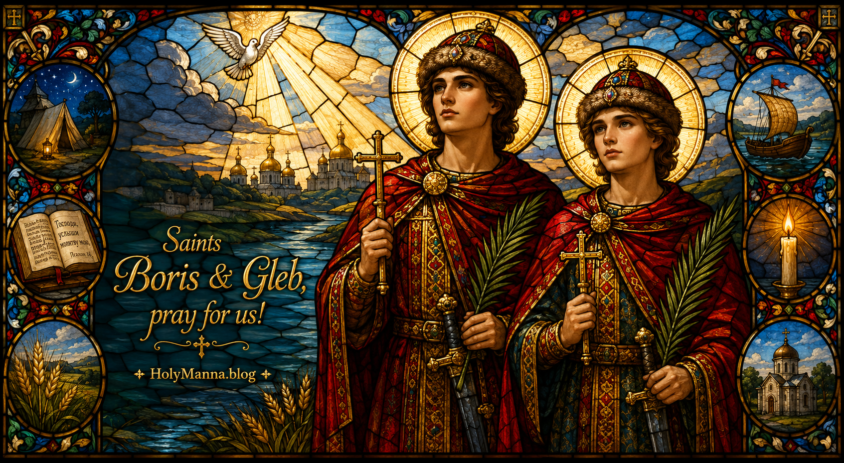 July 24th – Saint of the Day: Saints Boris and Gleb, Princes & Martyrs