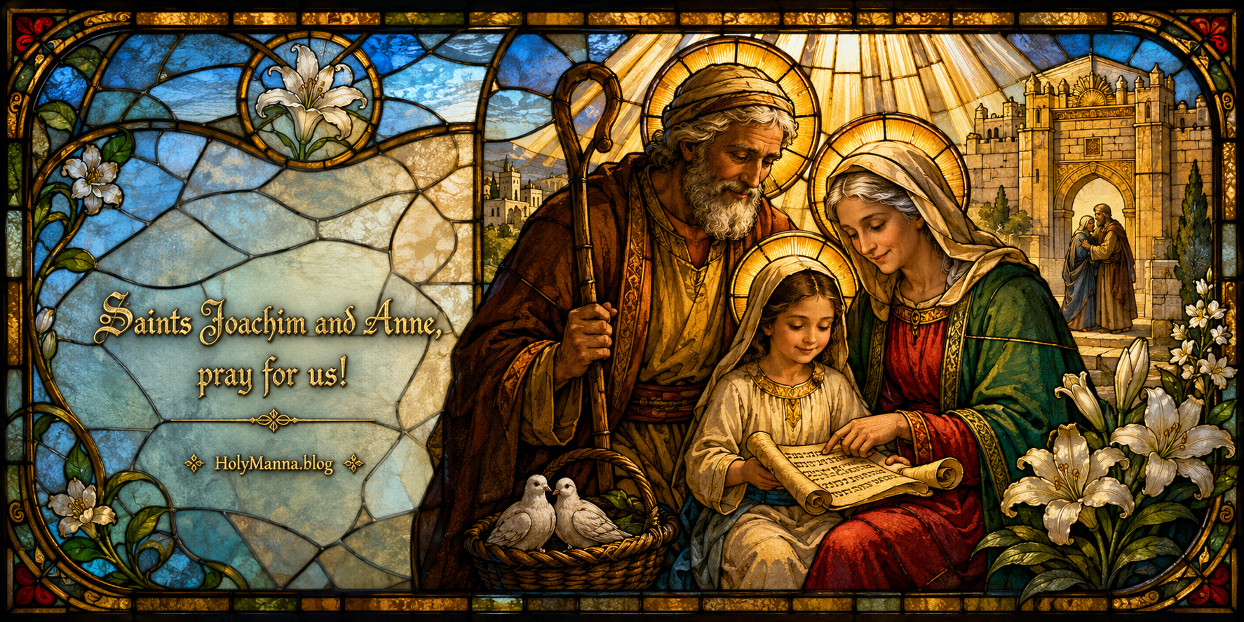 July 26th – Saint of the Day: Saints Joachim and Anne, Parents of the Blessed Virgin Mary & Grandparents of Jesus