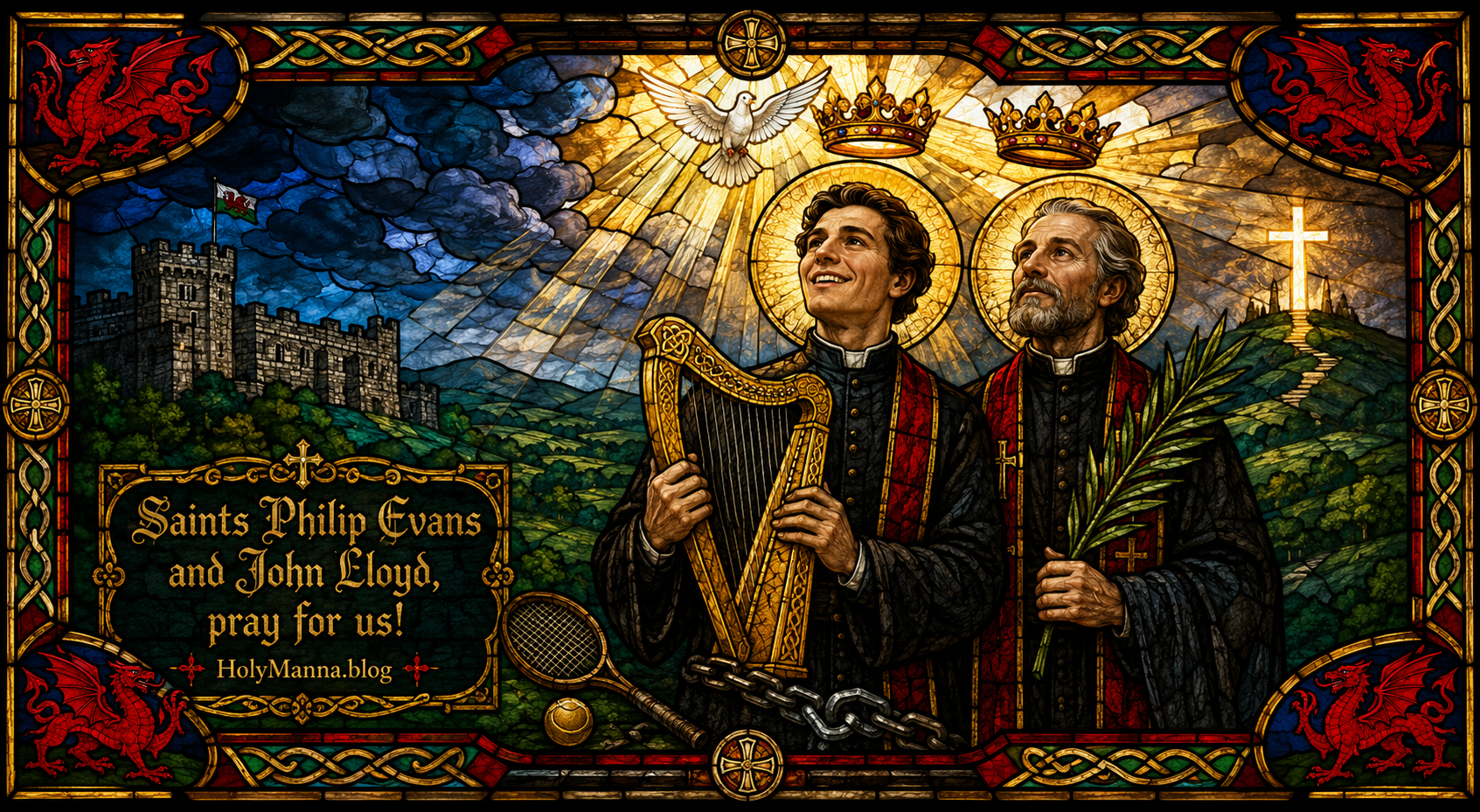 July 22nd – Saint of the Day: Saints Philip Evans (Jesuit) & John Lloyd (Diocesan), Priests and Martyrs