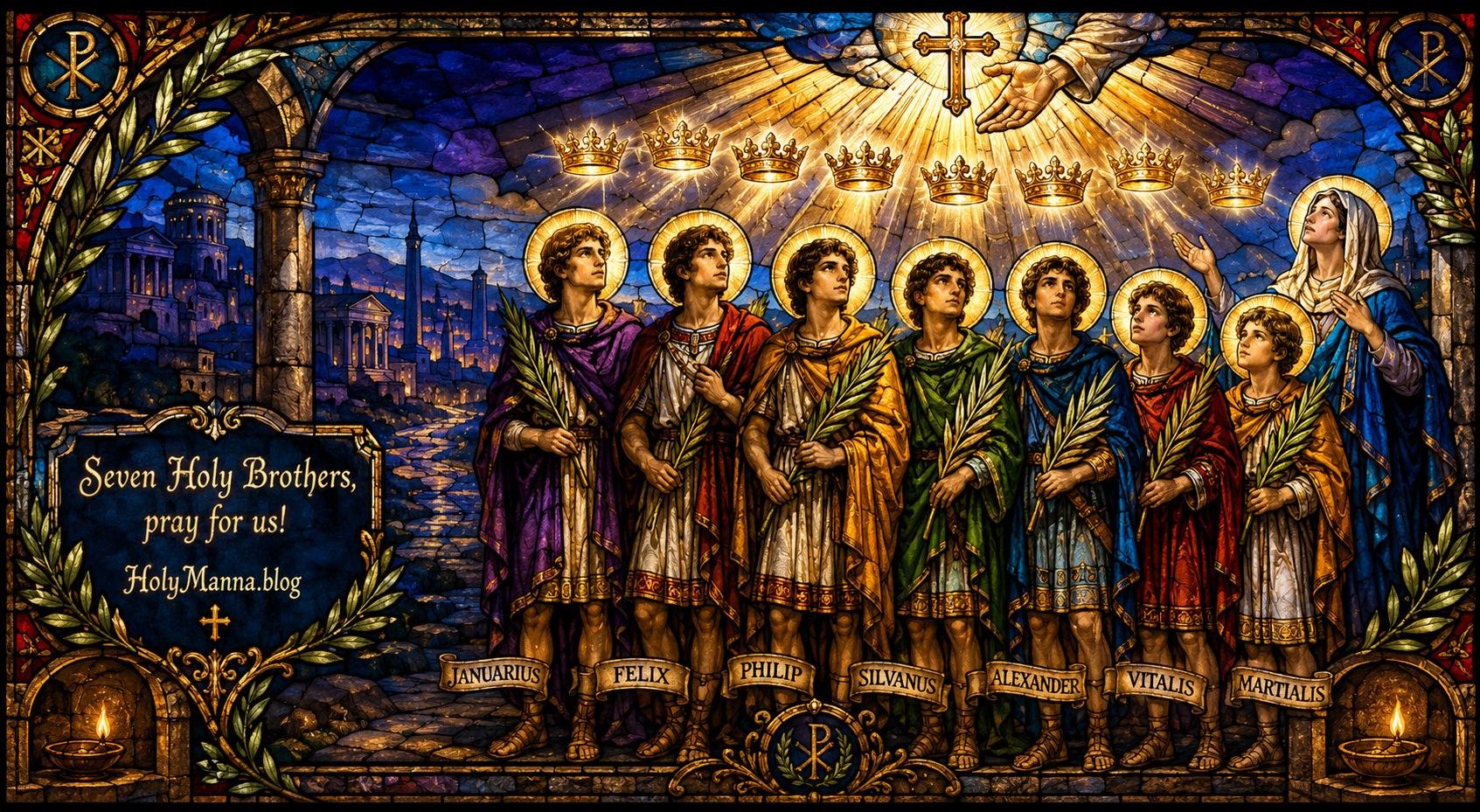 July 10th – Saint of the Day: The Seven Holy Brothers,&nbsp;Martyrs