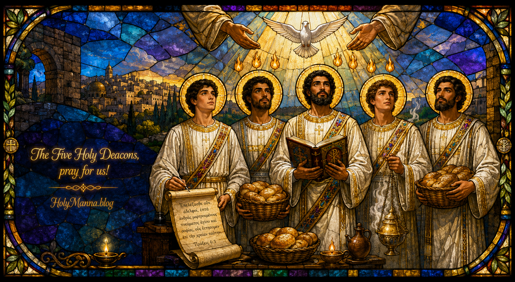 July 28th – Saint of the Day: The Five Holy Deacons