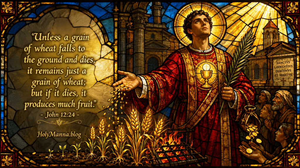 August 10, 2026 – The Harvest of a Life Poured Out in Today’s Mass Readings