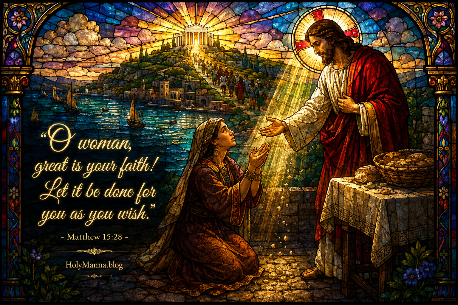 August 16, 2026 – The Woman Who Would Not Walk Away in Today’s Mass Readings