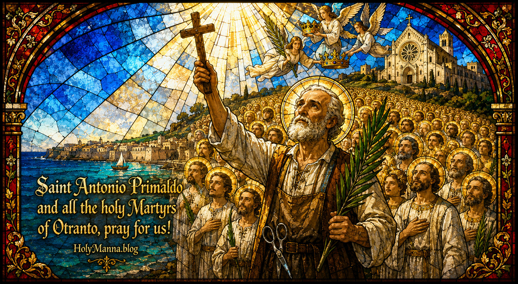 August 14th – Saint of the Day: Saint Antonio Primaldo and the Holy Martyrs of Otranto