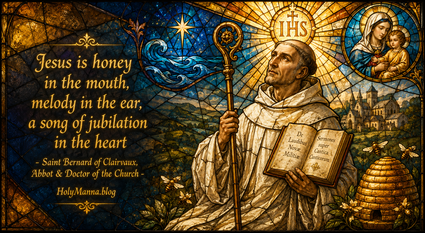 August 20th – Saint of the Day: Saint Bernard of Clairvaux, Cistercian Abbot, Mystic, Reformer, Peacemaker, Counselor & Doctor of the&nbsp;Church