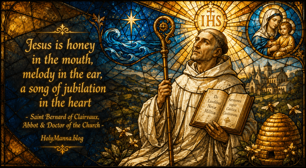 August 20th – Saint of the Day: Saint Bernard of Clairvaux, Cistercian Abbot, Mystic, Reformer, Peacemaker, Counselor & Doctor of the&nbsp;Church