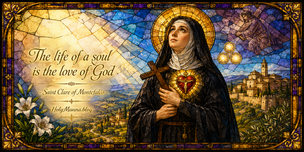 August 17th – Saint of the Day: Saint Clare of Montefalco, Augustinian Nun &&nbsp;Abbess