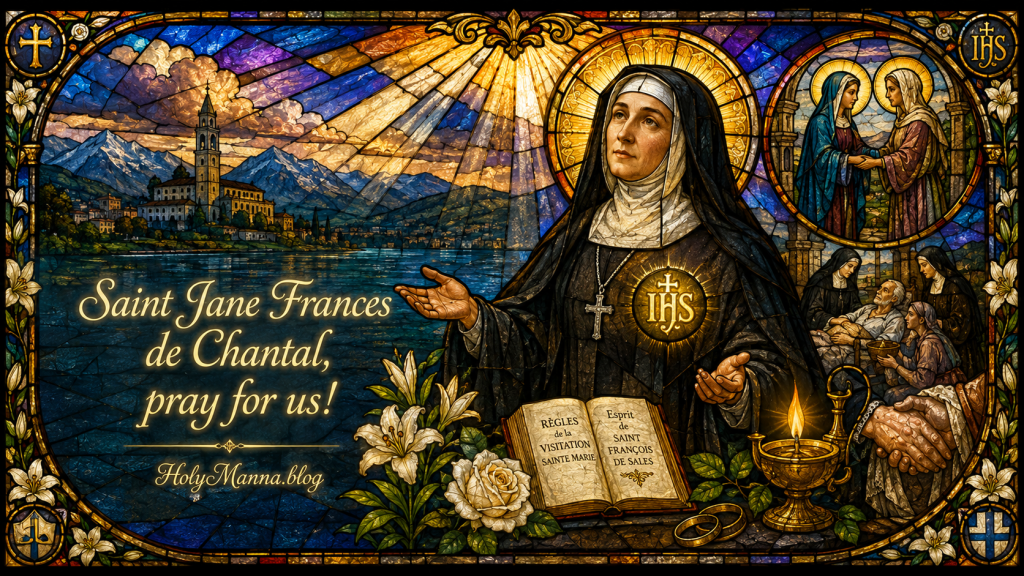 August 12th – Saint of the Day: Saint Jane Frances de Chantal, Noblewoman, Wife, Mother, Widow & Foundress of the Congregation of the Visitation of Holy&nbsp;Mary