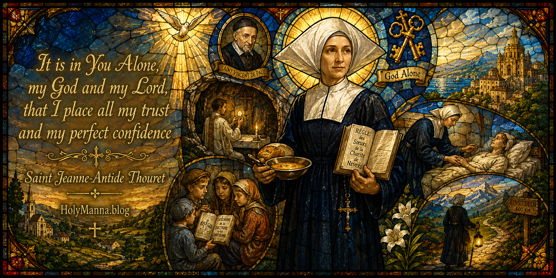 August 24th – Saint of the Day: Saint Jeanne-Antide Thouret, Virgin, Nurse, Teacher, Daughter of Charity of St. Vincent de Paul & Foundress of the Sisters of Charity of&nbsp;Besançon