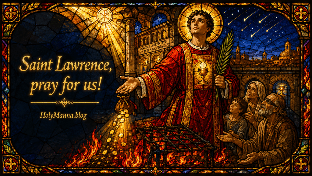August 10th – Saint of the Day: Saint Lawrence, Deacon &&nbsp;Martyr