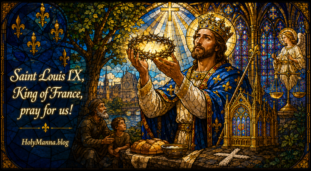 August 25th – Saint of the Day: Saint Louis IX, King of&nbsp;France