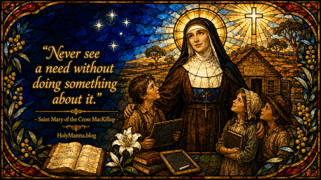 August 8th – Saint of the Day: Saint Mary of the Cross MacKillop, Religious Sister & Co-Founder of the Sisters of Saint Joseph of the Sacred Heart (the&nbsp;Josephites)