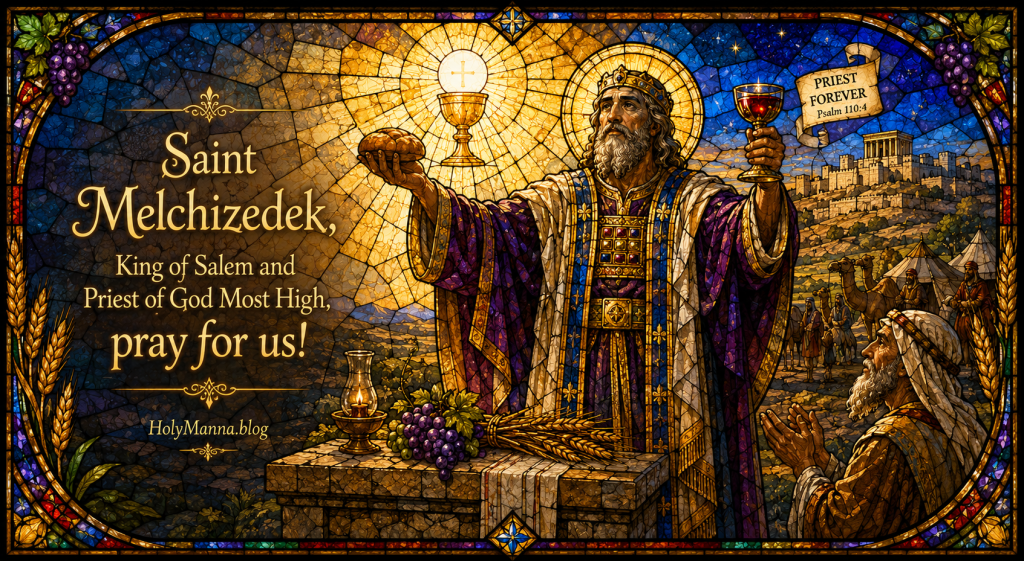 August 26th – Saint of the Day: Saint Melchizedek, King of Salem and Priest of God Most High