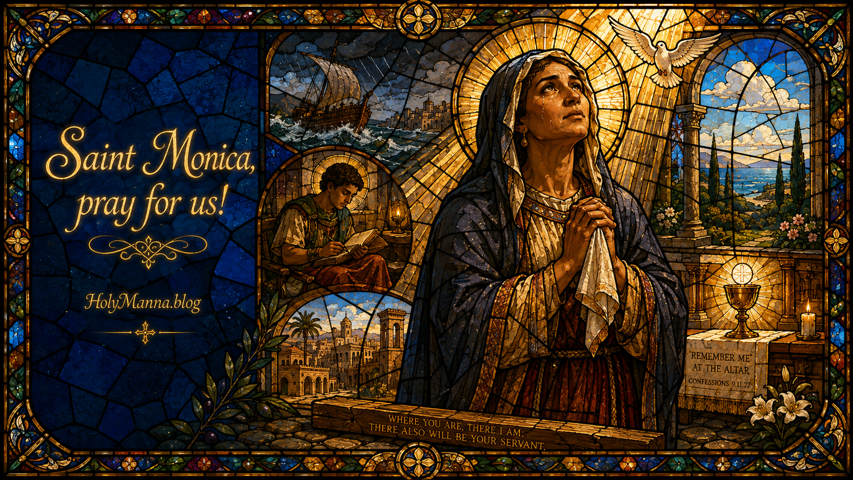 August 27th – Saint of the Day: Saint Monica, Wife, Widow &&nbsp;Mother
