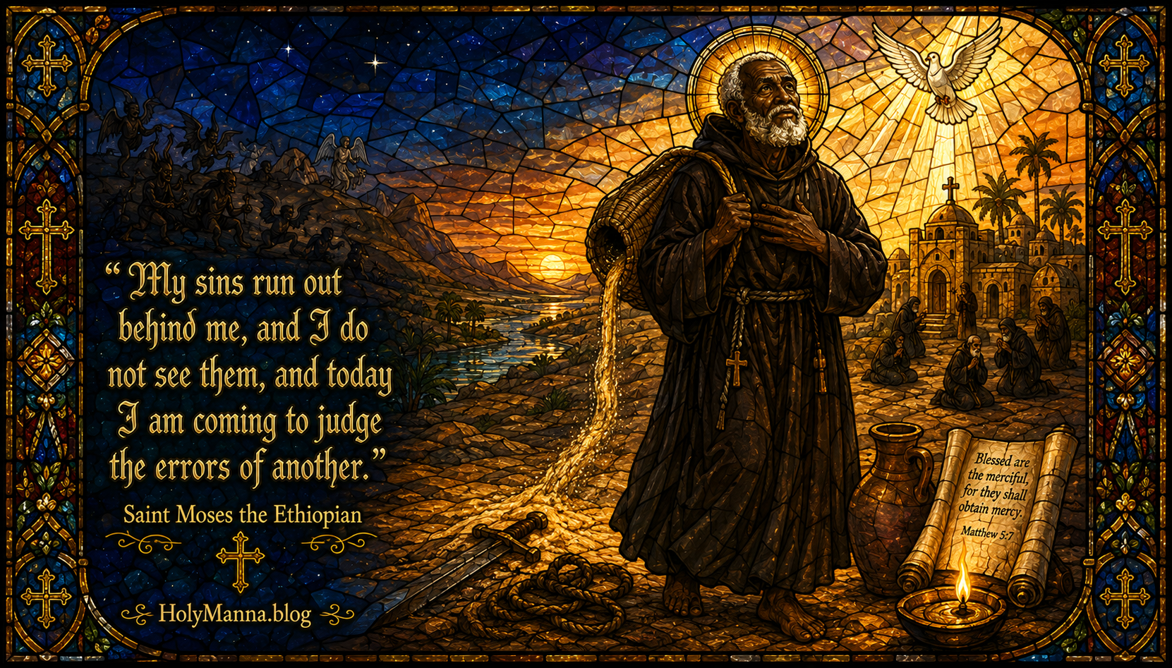 August 28th – Saint of the Day: Saint Moses the Ethiopian (Moses the Black), Monk &&nbsp;Priest