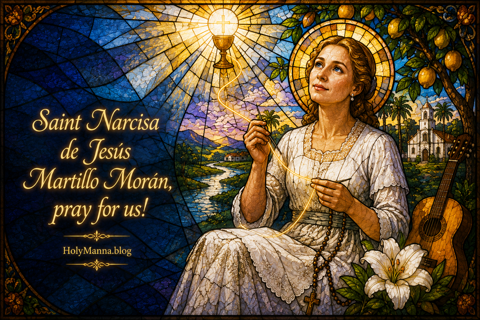 August 30th – Saint of the Day: Saint Narcisa de Jesús Martillo Morán, Virgin, Orphan & Seamstress