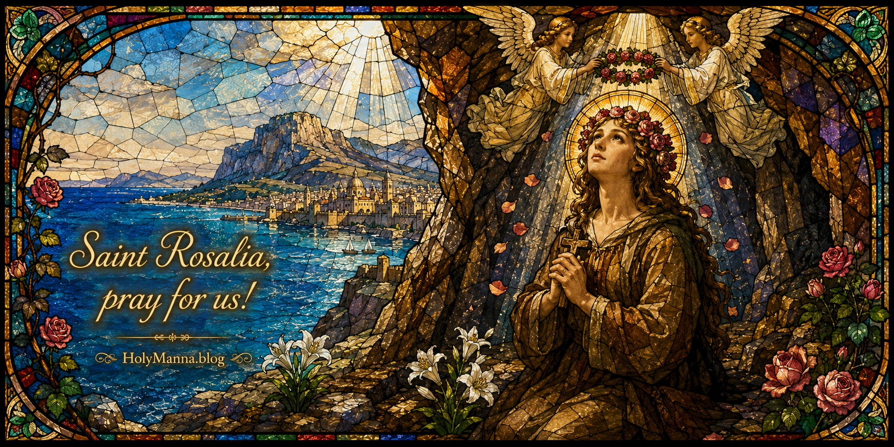 September 4th – Saint of the Day: Saint Rosalia, Virgin, Noblewoman &&nbsp;Hermit