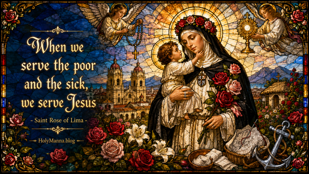 August 23rd – Saint of the Day: Saint Rose of Lima, Virgin & Dominican&nbsp;Tertiary