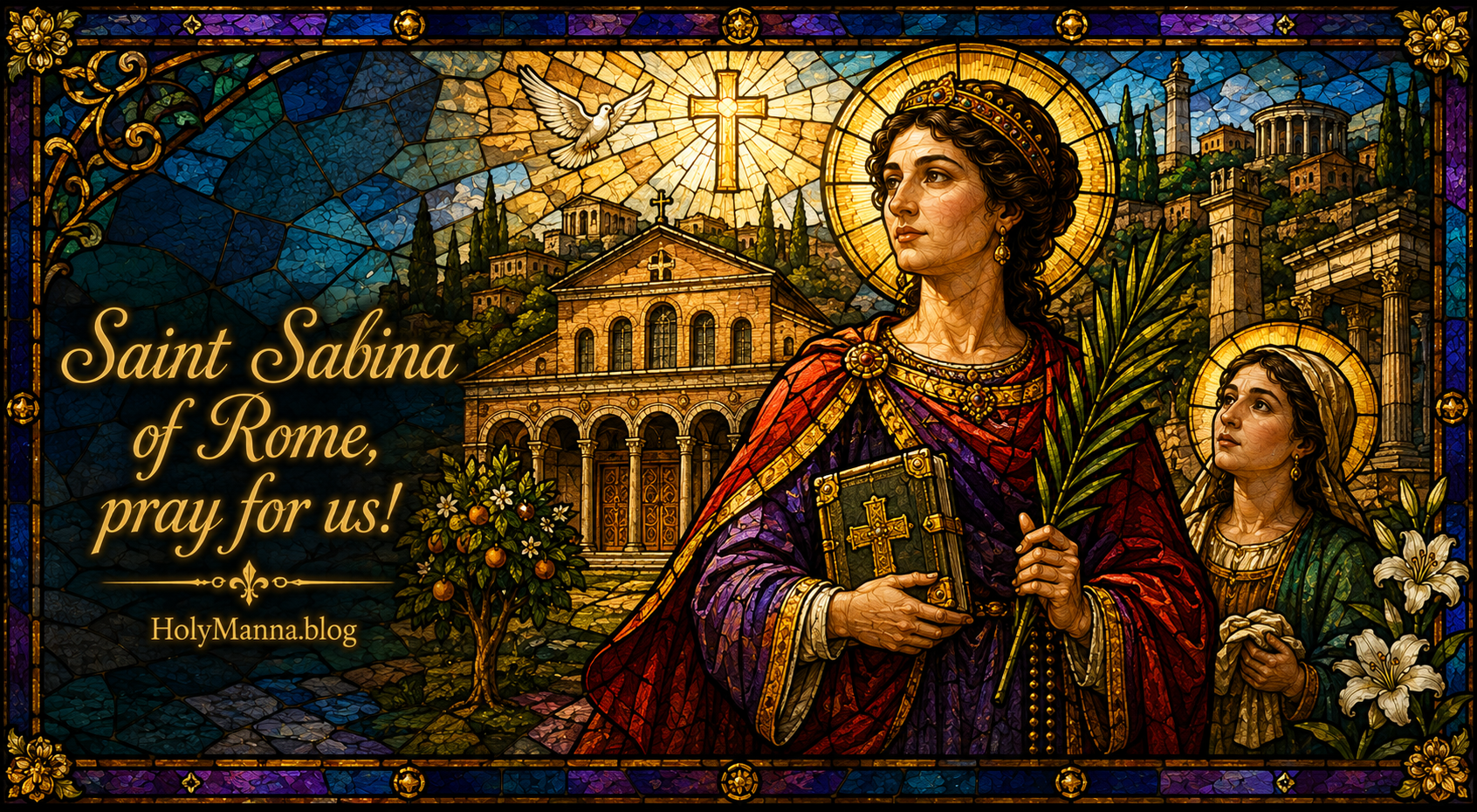 August 29th – Saint of the Day: Saint Sabina of Rome, Noblewoman, Widow &&nbsp;Martyr