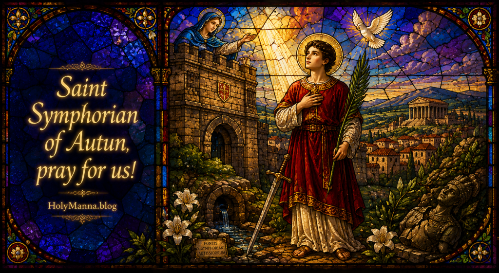 August 22nd – Saint of the Day: Saint Symphorian of Autun, Nobleman &&nbsp;Martyr