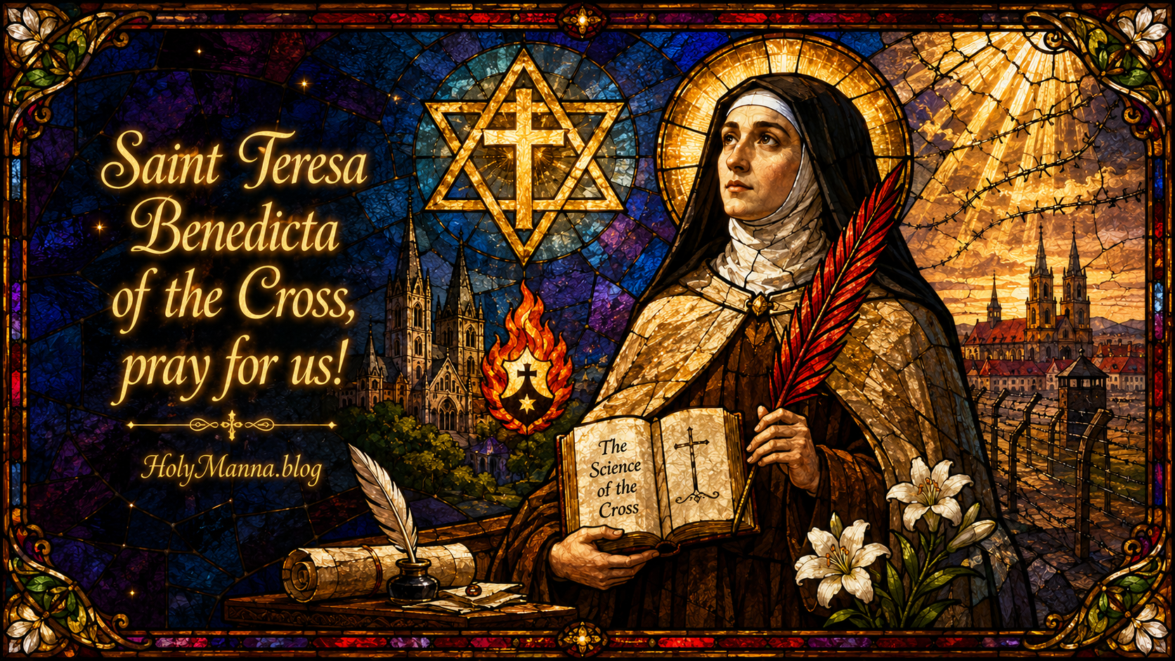 August 9th – Saint Teresa Benedicta of the Cross (Edith Stein), Philosopher, Carmelite Nun & Martyr