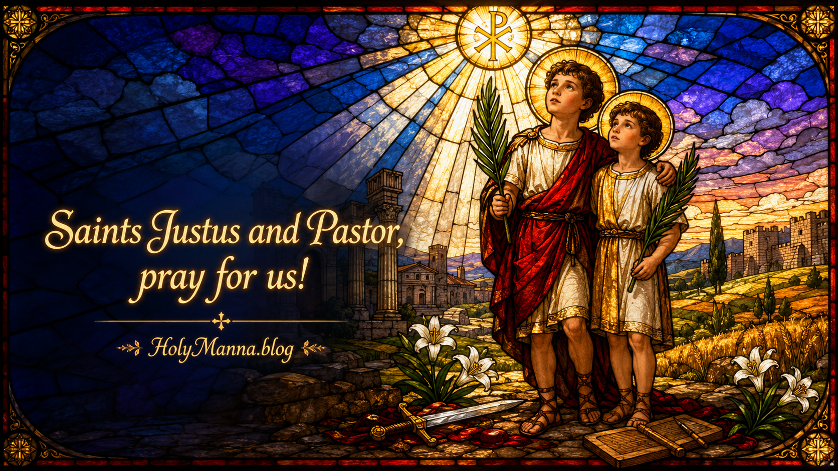 August 6th – Saint of the Day: Saints Justus and Pastor, Brothers & Child&nbsp;Martyrs