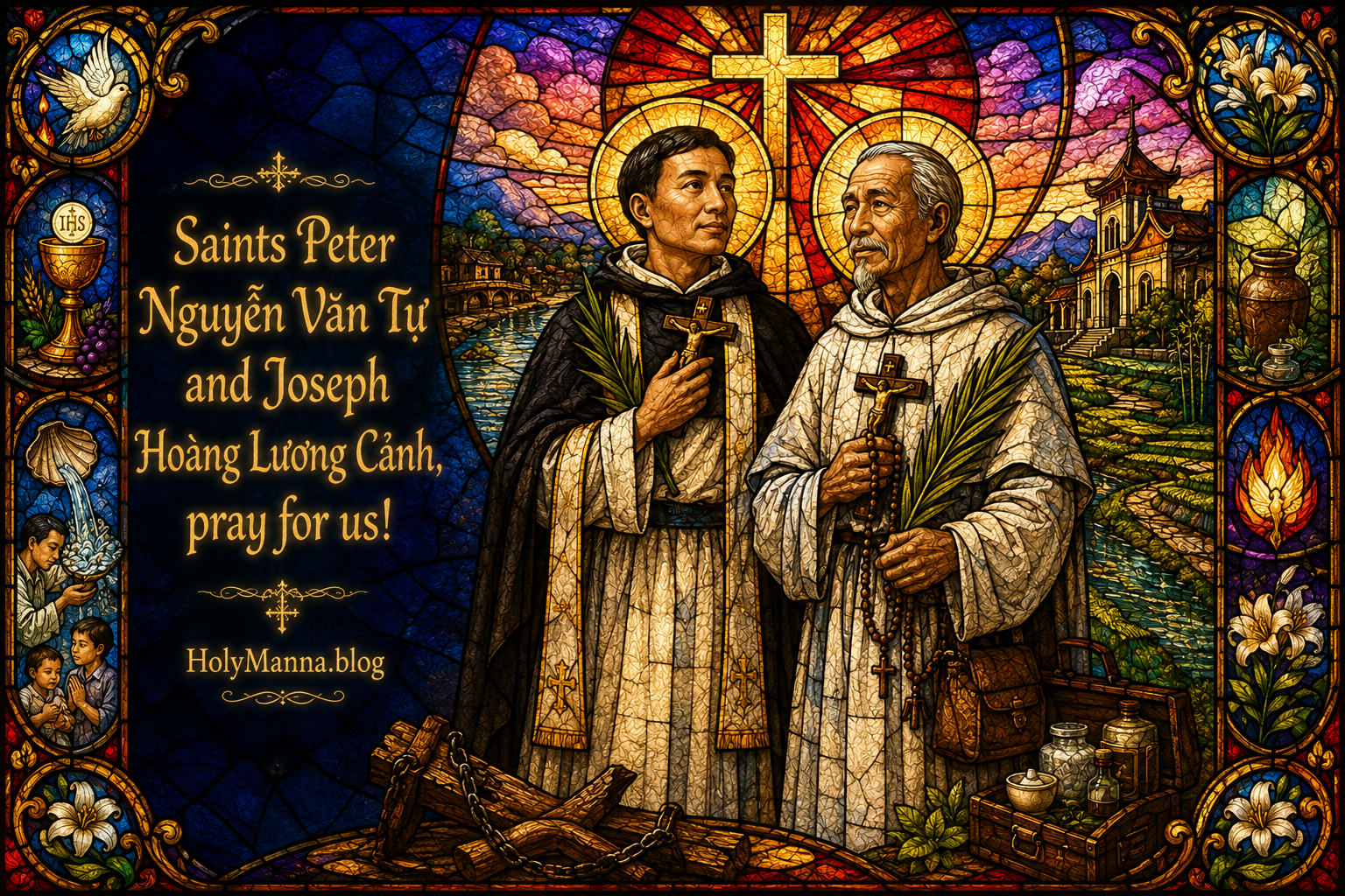 September 5th – Saint of the Day: Saints Peter Nguyễn Văn Tự (Priest) and Joseph Hoàng Lương Cảnh (Physician),&nbsp;Martyrs