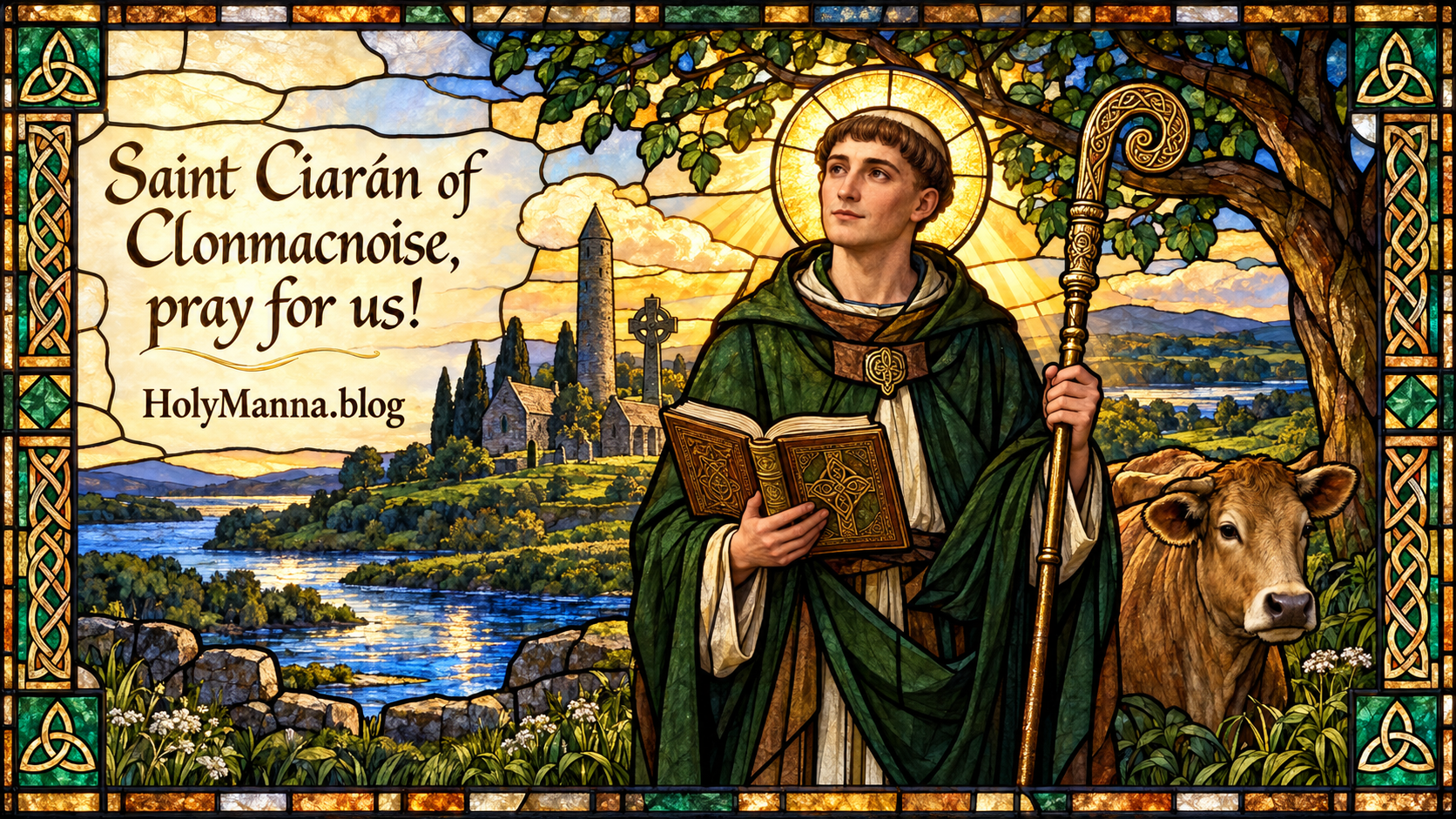 September 9th – Saint of the Day: Saint Ciarán of Clonmacnoise, Priest & Abbot