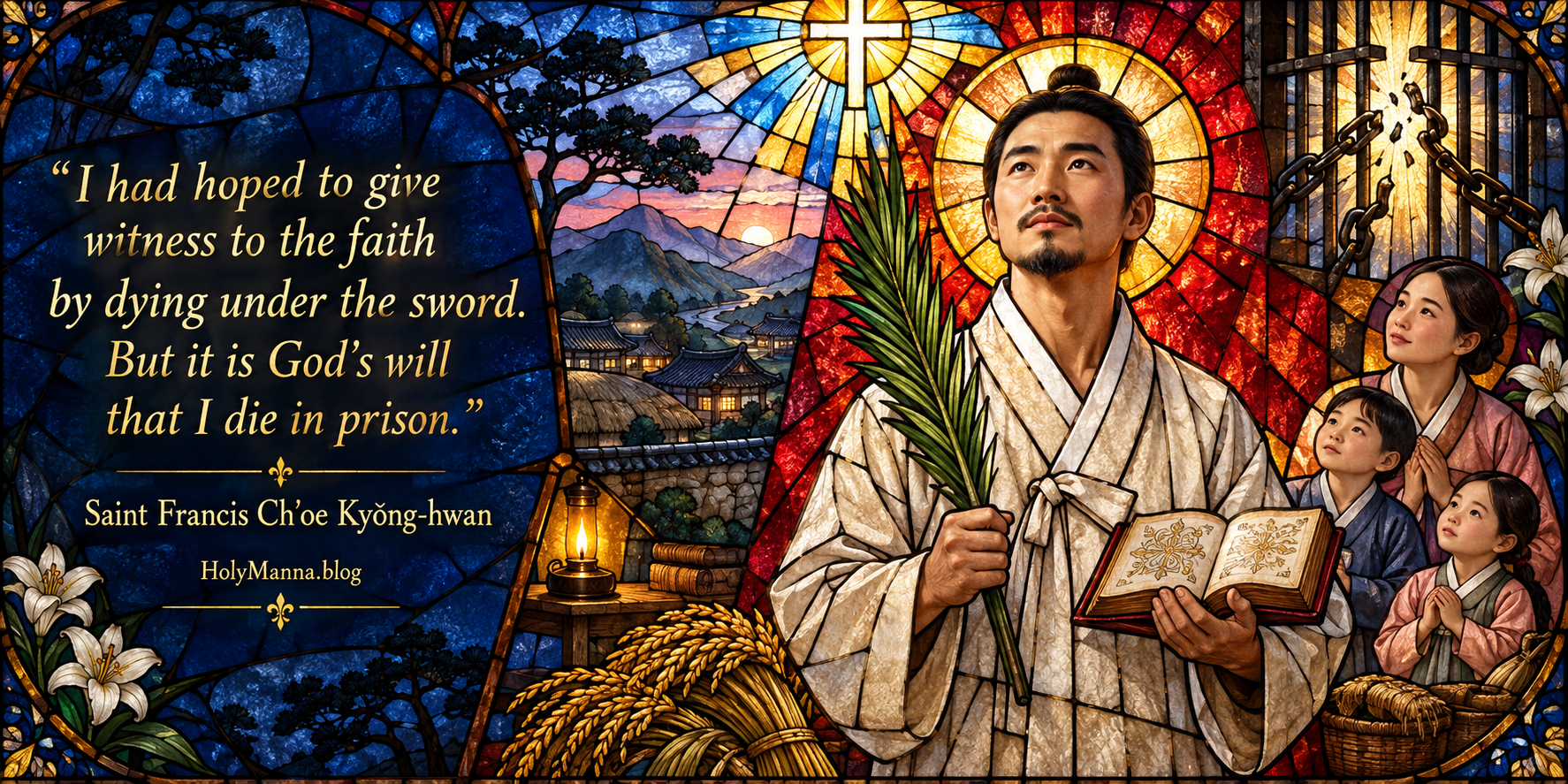 September 12th – Saint of the Day: Saint Francis Ch’oe Kyŏng-hwan, Husband, Father, Catechist & Martyr