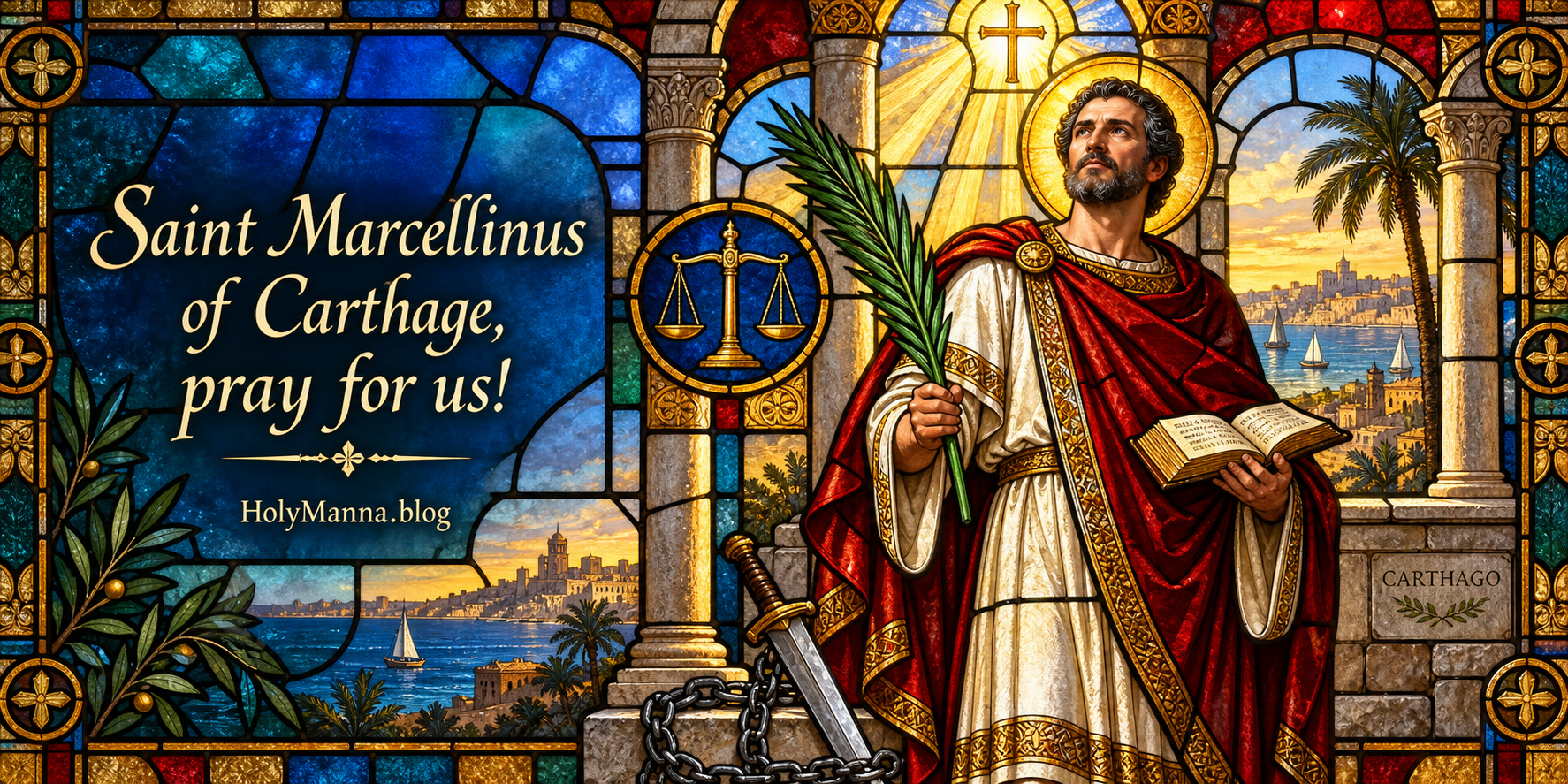 September 13th – Saint of the Day: Saint Marcellinus of Carthage, Statesman & Martyr