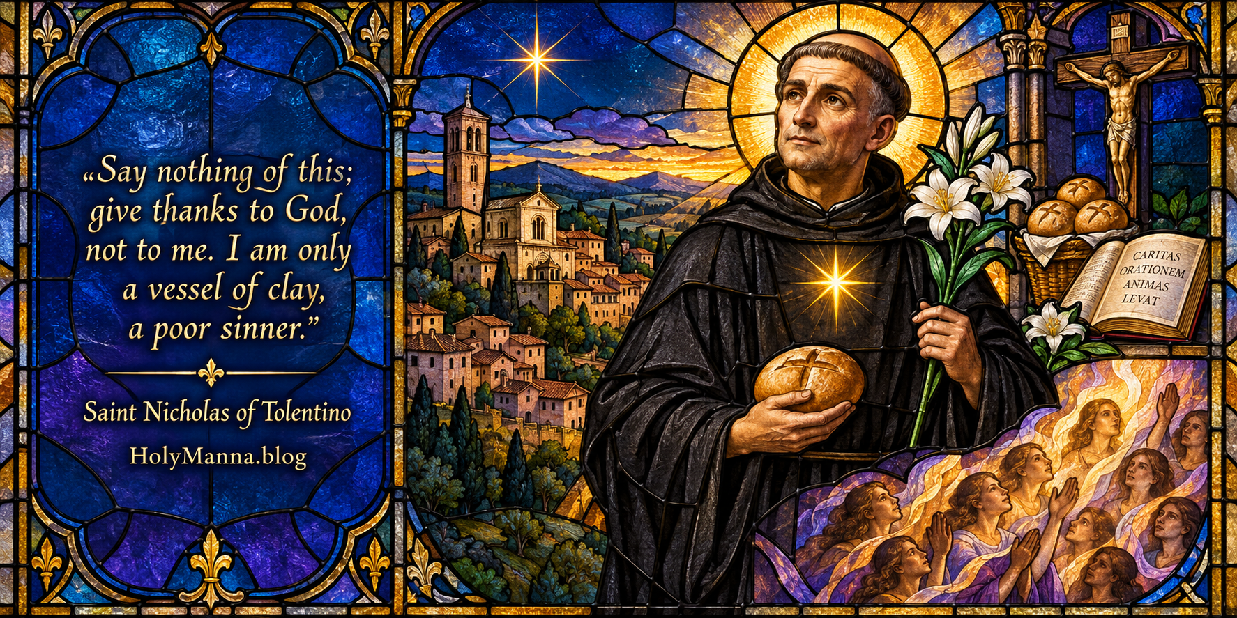September 10th – Saint of the Day: Saint Nicholas of Tolentino, Augustinian Friar & Priest