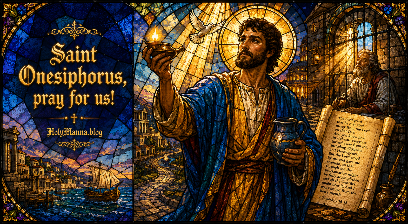September 6th – Saint of the Day: Saint Onesiphorus, Disciple of Saint Paul &&nbsp;Martyr