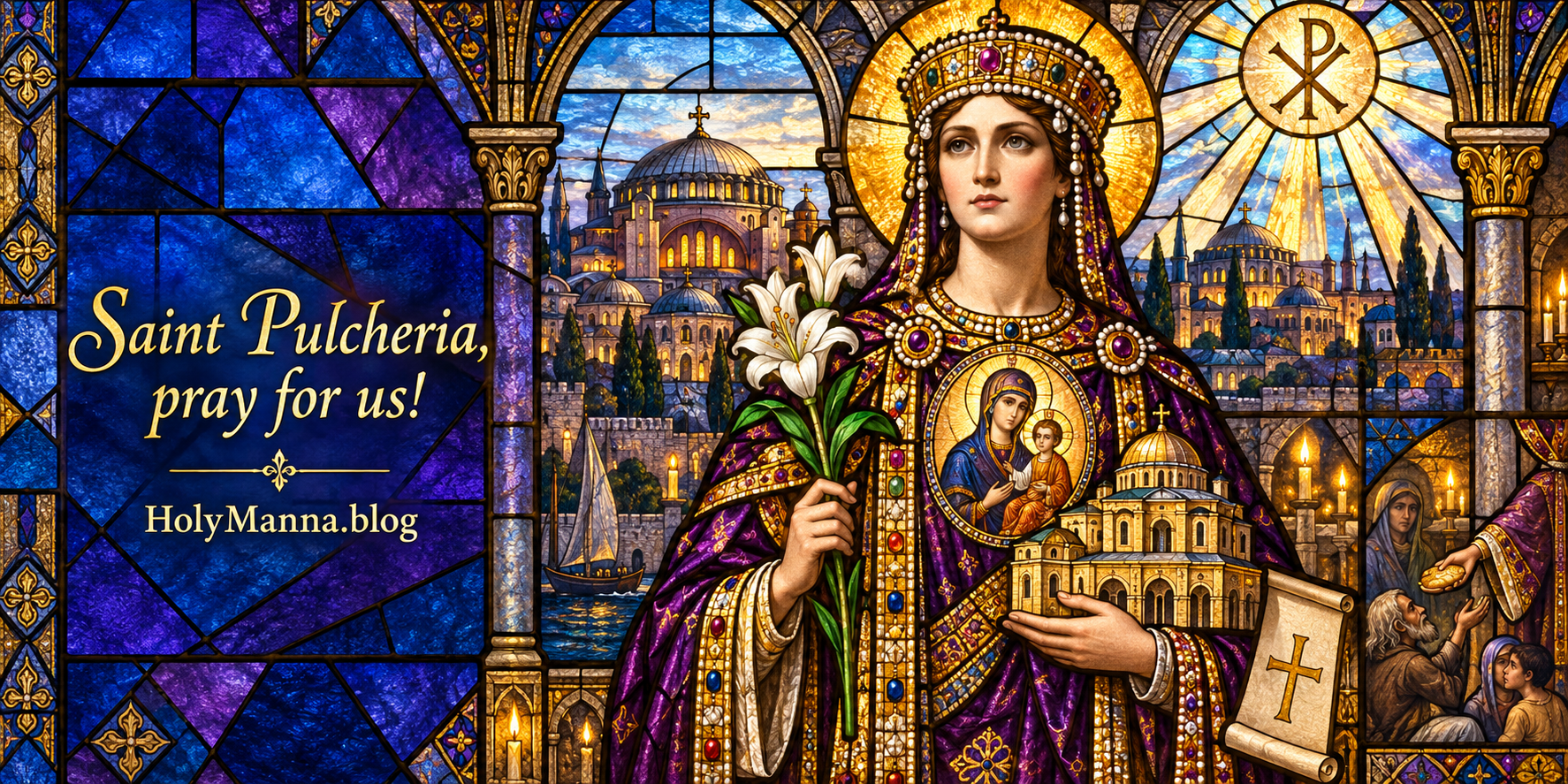 September 10th – Saint of the Day: Saint Pulcheria, Empress & Virgin