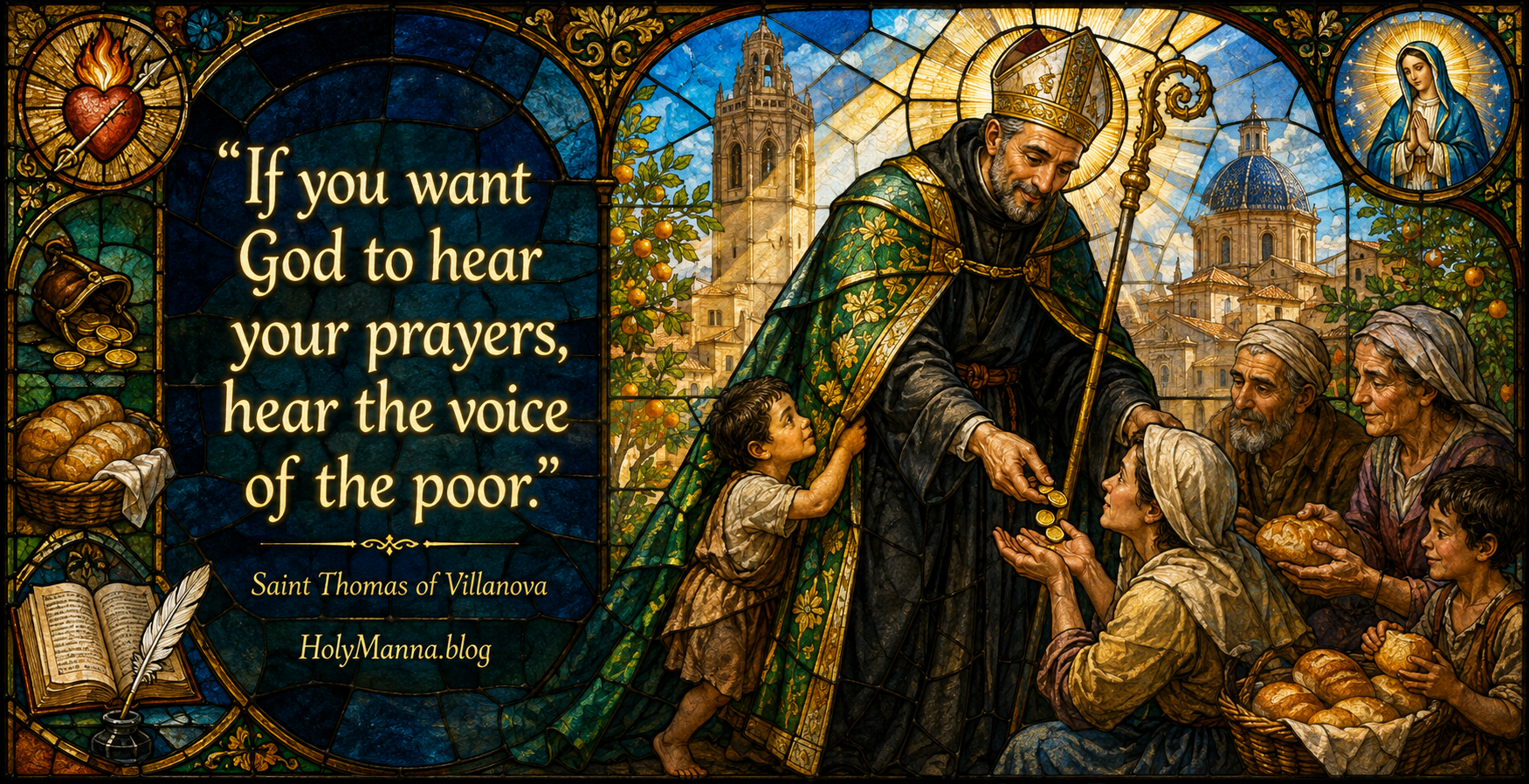 September 8th – Saint of the Day: Saint Thomas of Villanova, Professor, Augustinian Friar & Bishop