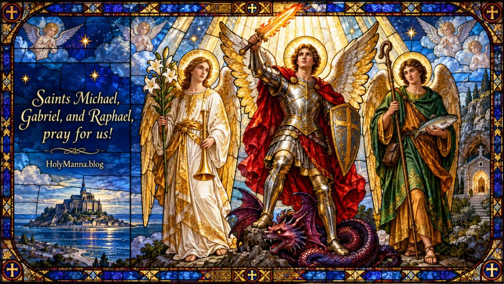 September 29th – Saint of the Day: Saints Michael, Gabriel, and Raphael, Archangels