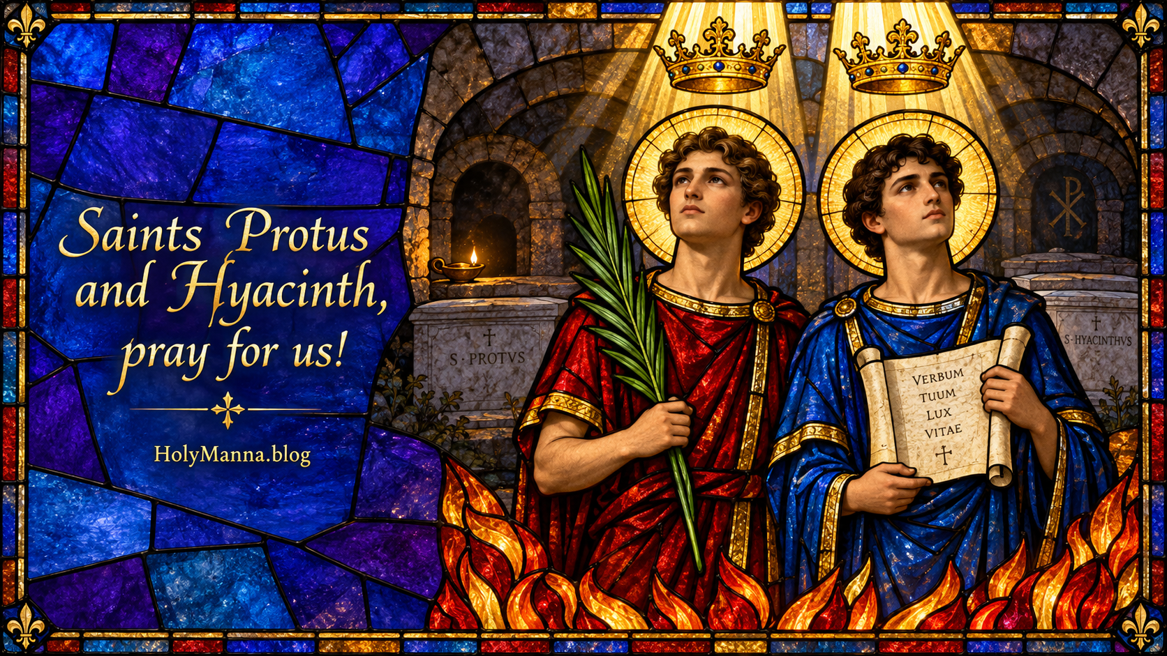 September 11th – Saint of the Day: Saints Protus and Hyacinth, Brothers, Servants & Martyrs