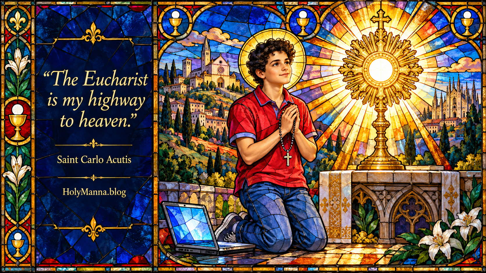 October 12th – Saint of the Day: Saint Carlo Acutis, Student